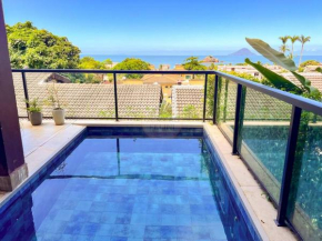 Casa com vista para o mar em Juquehy com 4 suítes, piscina privativa e sauna, 80 mts da praia